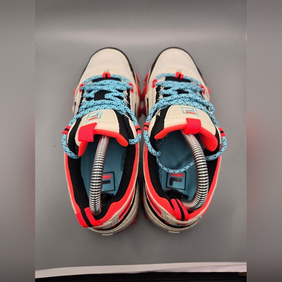 Fila Trail Running Sneakers Women’s Size 7 White Black Red Blue Outdoor Shoes - Picture 6 of 9
